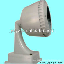 cast metal security camera lamp